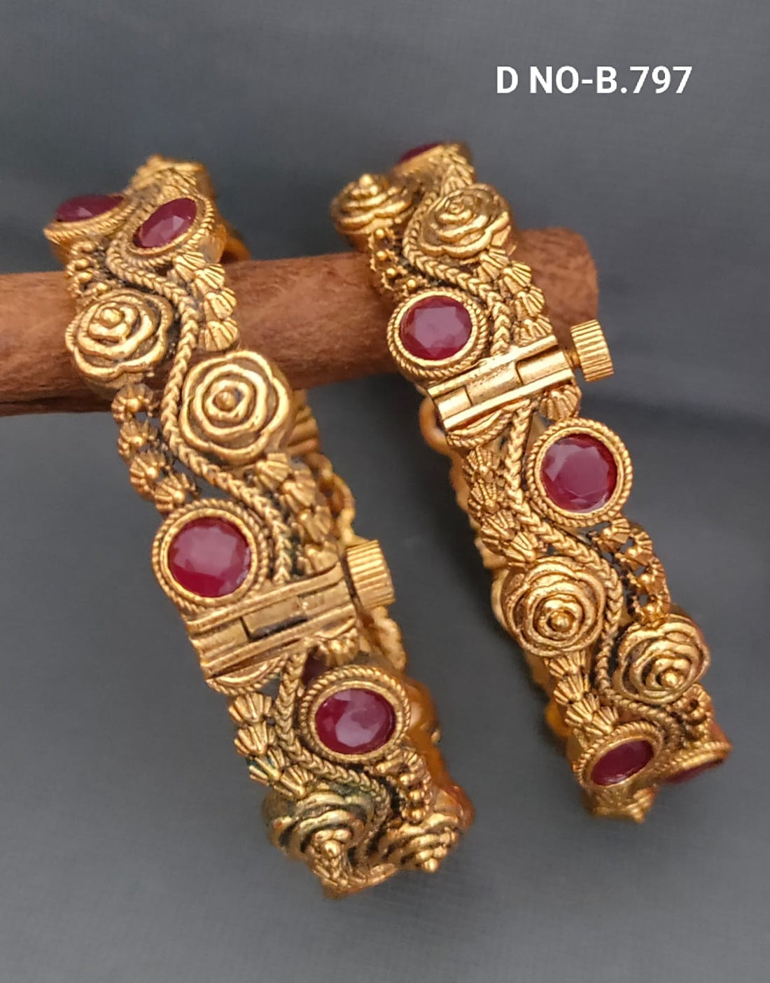 Matt Golden Bangles SKU-B.797