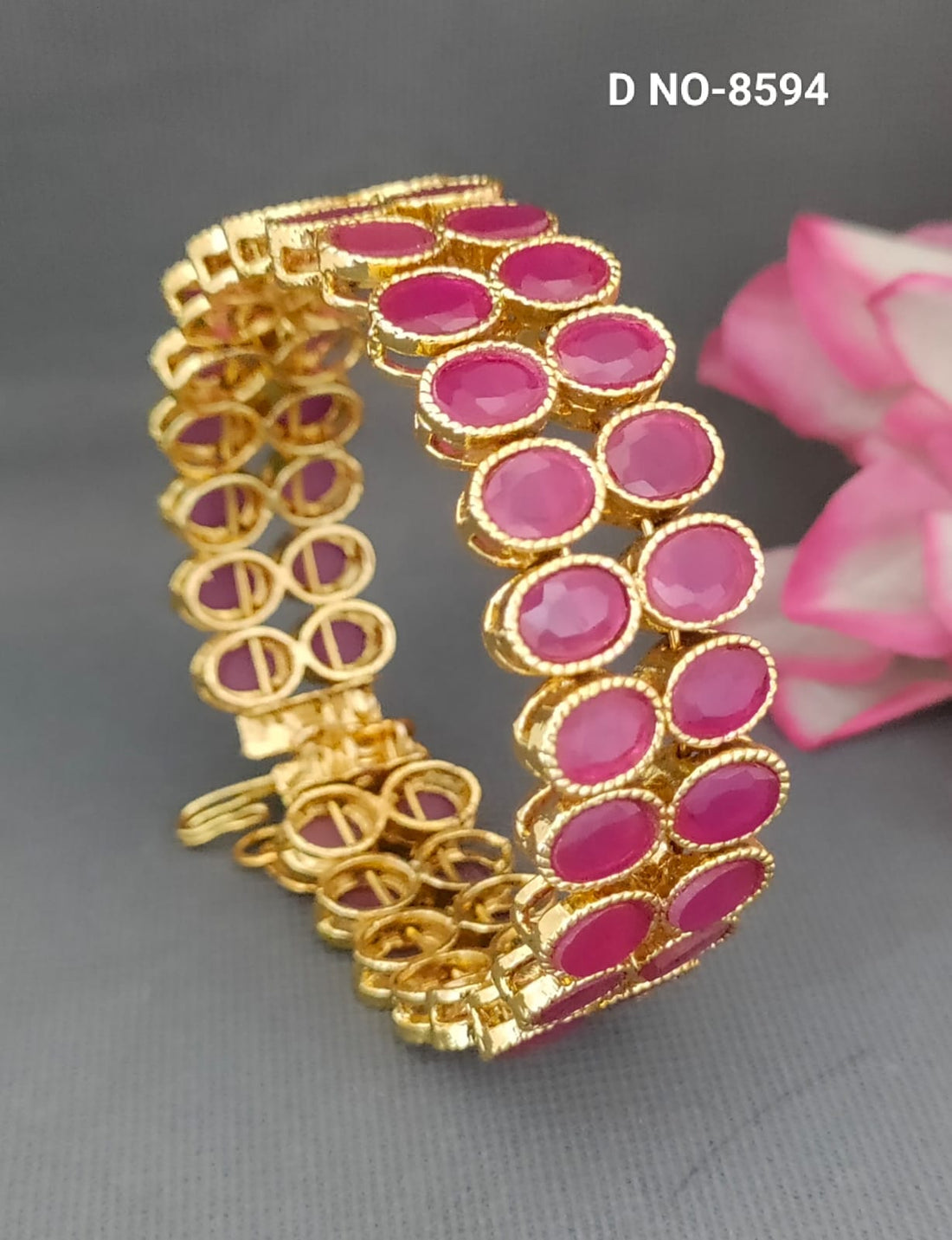 Golden Polki Kada SKu 8594
