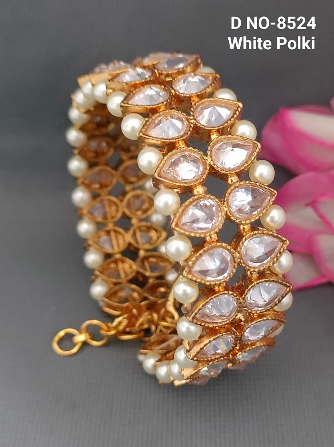 Golden Polki Kada SKU-8524