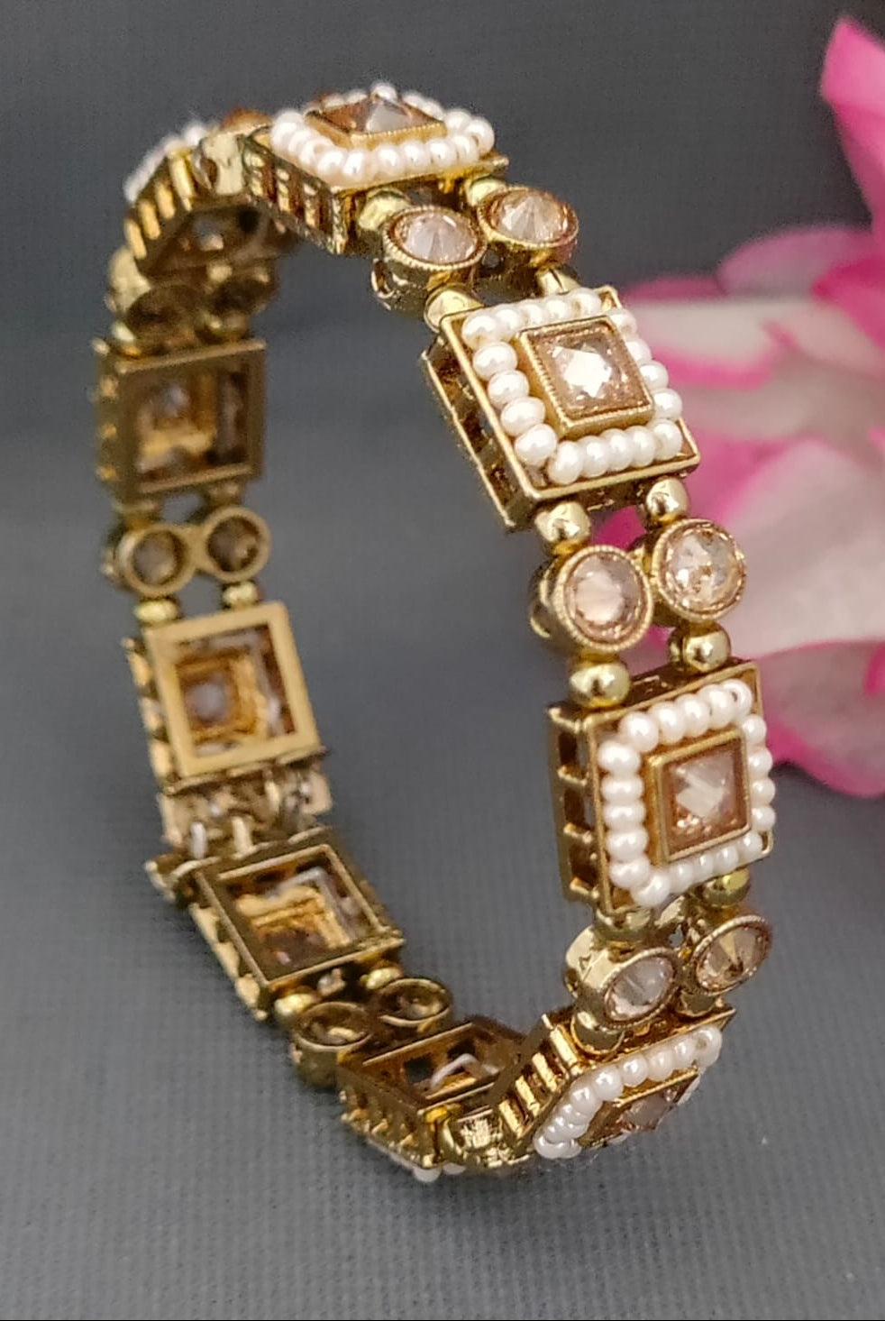 Polki Mehandi Kundan Kada SKU K. 467