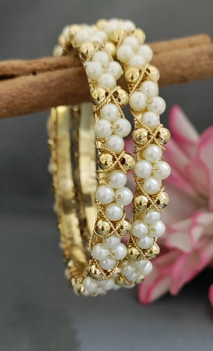 Golden Pearl Bangle SKU-S.812