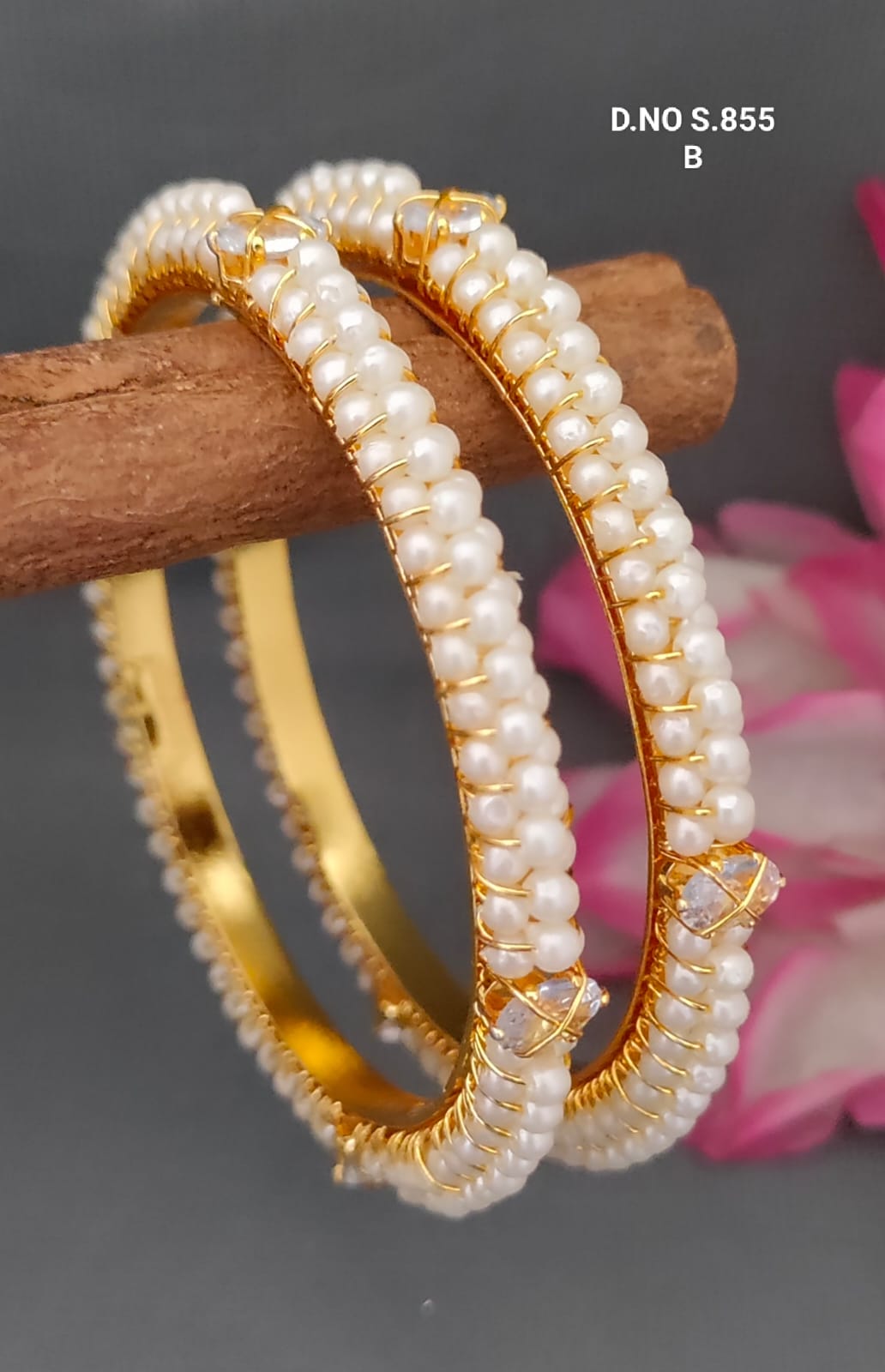 Bacchu Pearl Bangle SKU-S.855