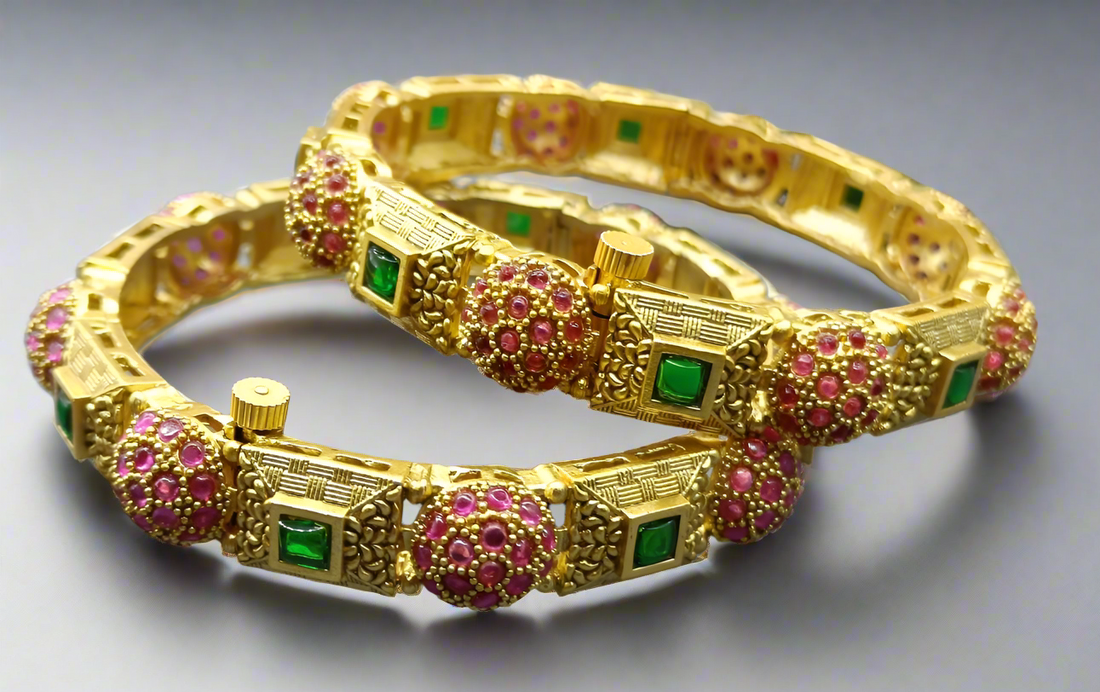 Antique Bangles Sku 3082 D1 - rchiecreation