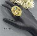 Antique Golden Finger Ring Sku 5934 E4 - rchiecreation
