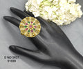 Antique Golden Finger Ring Sku 5937 E4 - rchiecreation