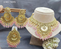 Antique Golden Panjabi Necklace Set Sku 15095 E4 - rchiecreation