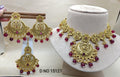 Antique Golden Punjabi Necklace Set by Rchie Wholesale