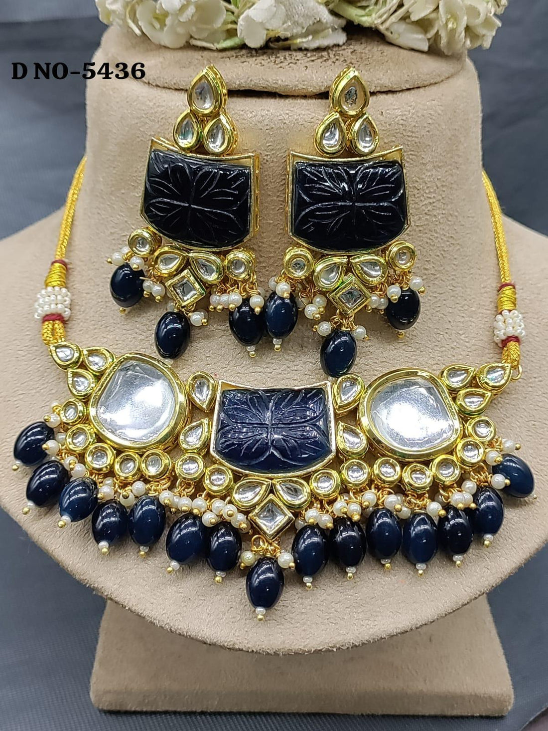 Bollywood Jewellery Necklace Set -5436 D4 - rchiecreation