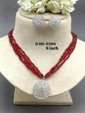 Cz Ad Monalisa Mala Long Necklace Sku 6286 D5 - rchiecreation
