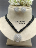 Cz Ad Monalisa Mala Long Necklace Sku 6286 D5 - rchiecreation