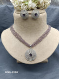 Cz Ad Monalisa Mala Long Necklace Sku 6286 D5 - rchiecreation