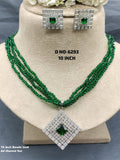 Cz Ad Monalisa Mala Long Necklace Sku-6293 D5 - rchiecreation