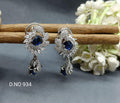 Cz Ad Tops And Stud Earring Rodium Sku 934 C1 - rchiecreation