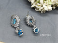 Cz Ad Tops And Stud Earring Rodium Sku 934 C1 - rchiecreation