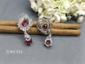 Cz Ad Tops And Stud Earring Rodium Sku 934 C1 - rchiecreation