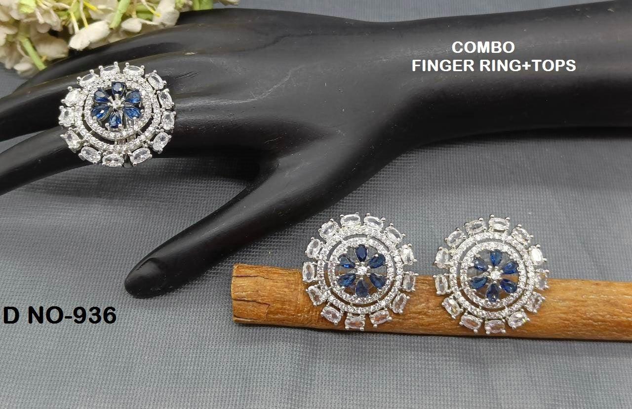 CZ Diamond Combo Sku-936 C1 - rchiecreation