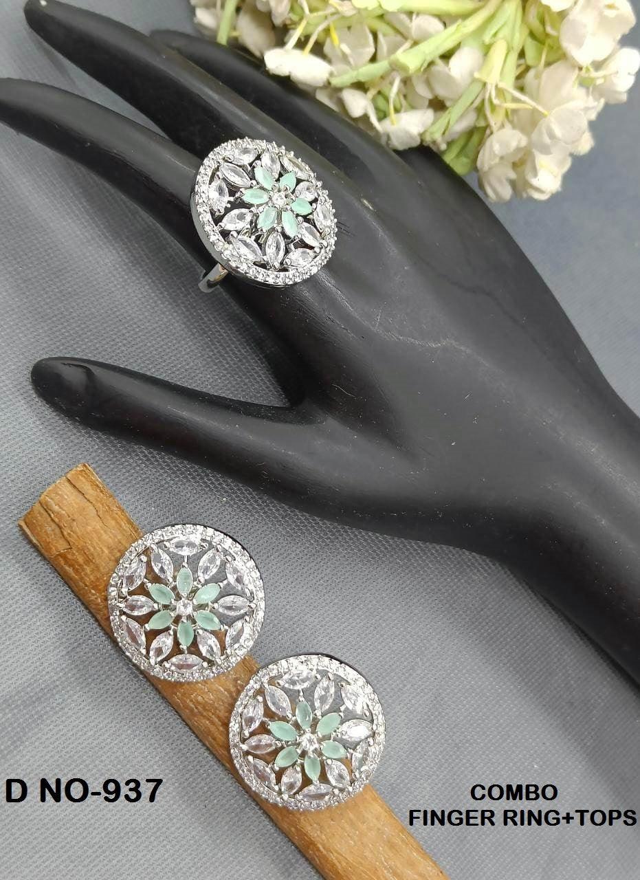 CZ Diamond Combo Sku-937 C1 - rchiecreation