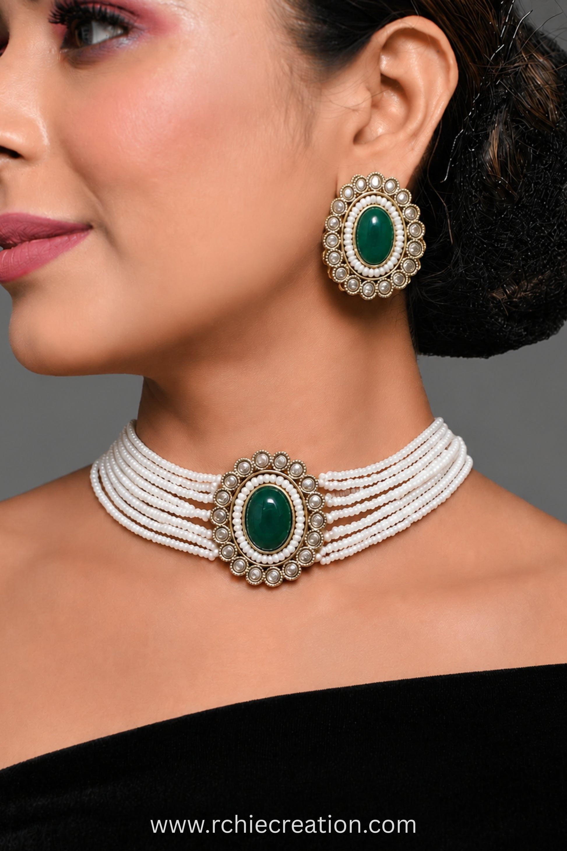 geen choker necklace by Rchie wholesale