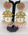 Kundan Earring Golden Sku-5228 D4 - rchiecreation