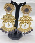 Kundan Earring Golden Sku-5228 D4 - rchiecreation
