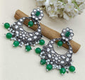 Kundan Earring Victorian Sku 907 H1 - rchiecreation