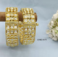 Kundan Golden Bangles Sku 3171 G4 - rchiecreation
