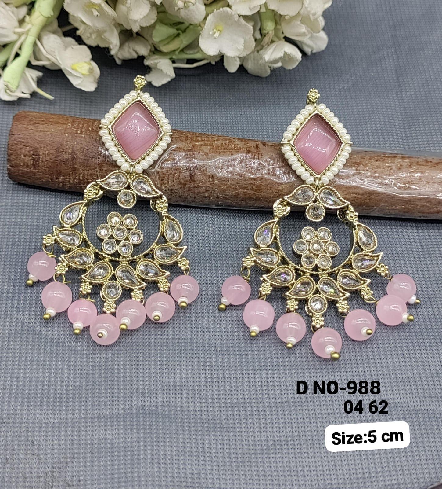 Polki Mehandi Earring Sku 988-A rchiecreation