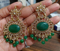 Mehndi Polki Earring Sku-786 E1 - rchiecreation