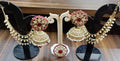 Mehndi Polki Jhumki Earring-Tica Sku -5363 A4 - rchiecreation