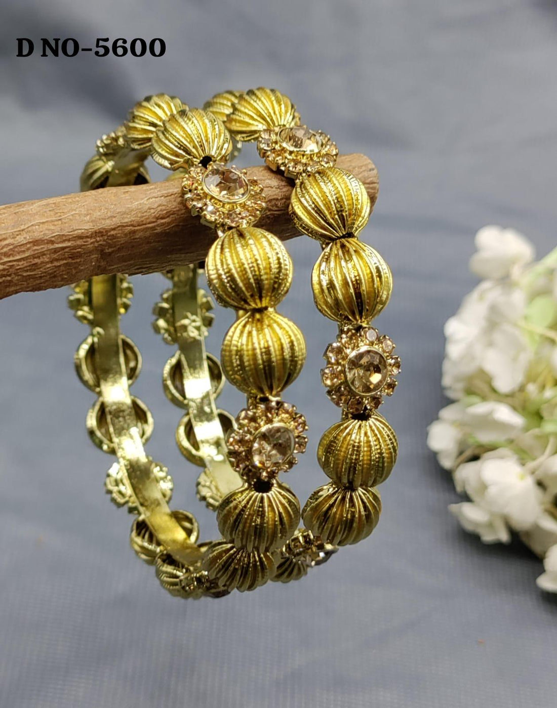 Minakari Stone Bangles Mehndi Sku-5600 - rchiecreation