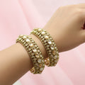 Polki Ad Bangle Sku-8878G1 - rchiecreation