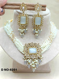 Polki Choker Mehandi Set Sku -6251 B4 - rchiecreation