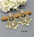 Polki Earring Mehndi Sku- 920 A2 - rchiecreation