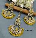 Polki Earring+Tika Sku 764 A1 - rchiecreation