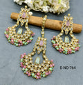 Polki Earring+Tika Sku 764 A1 - rchiecreation