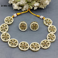 Polki Mehandi Necklace Sku 6321 B1 - rchiecreation