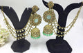 Polki Mehndi Bahubali Earring Sku-625 A4 - rchiecreation