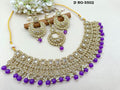 Polki Necklace Mehandi Set Sku- 5502 B1 - rchiecreation