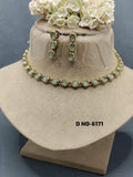 Polki Necklace Mehandi Set Sku-6171 B1 - rchiecreation