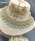 Polki Necklace Mehandi Sku 6277 B1 - rchiecreation