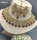 Polki Necklace Mehandi Sku 6277 B1 - rchiecreation
