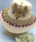 Polki Necklace Mehandi Sku 6277 B1 - rchiecreation