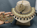 Polki Necklace Mehndi Set Sku-5482 B1 - rchiecreation