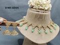 Polki Necklace Mehndi Set Sku-5544 B2 - rchiecreation