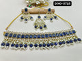 Polki Necklace Mehndi Set Sku-5725 B1 - rchiecreation