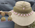 Polki Necklace Mehndi Set Sku-5880 B2 - rchiecreation