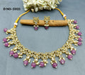 Polki Necklace Mehndi Set Sku-5921 B1 - rchiecreation