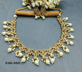 Polki Necklace Mehndi Set Sku-5921 B1 - rchiecreation