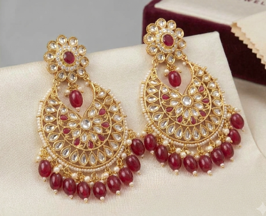 polki earrings wholesale by Rchie
