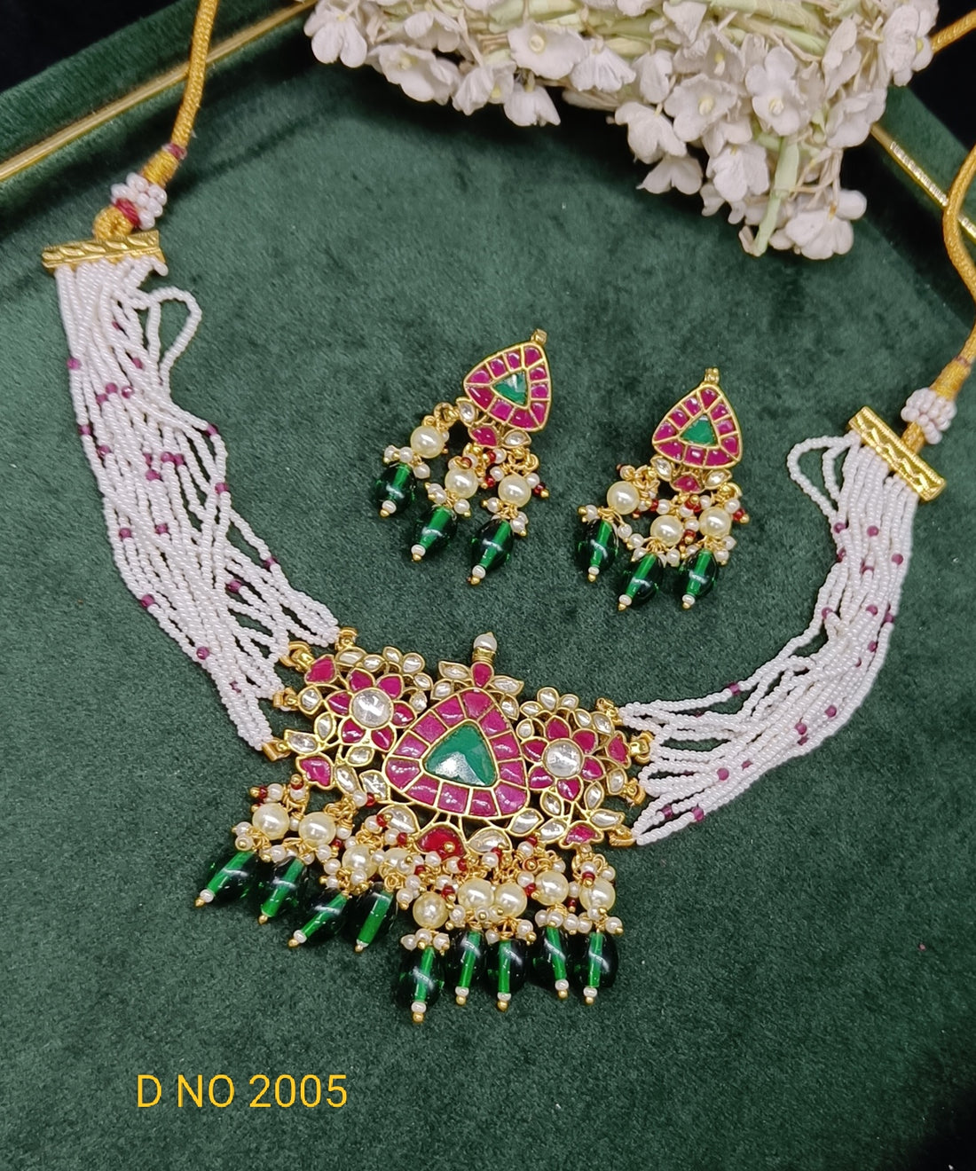Pachi Kundan Necklace SKU 2005 Sale